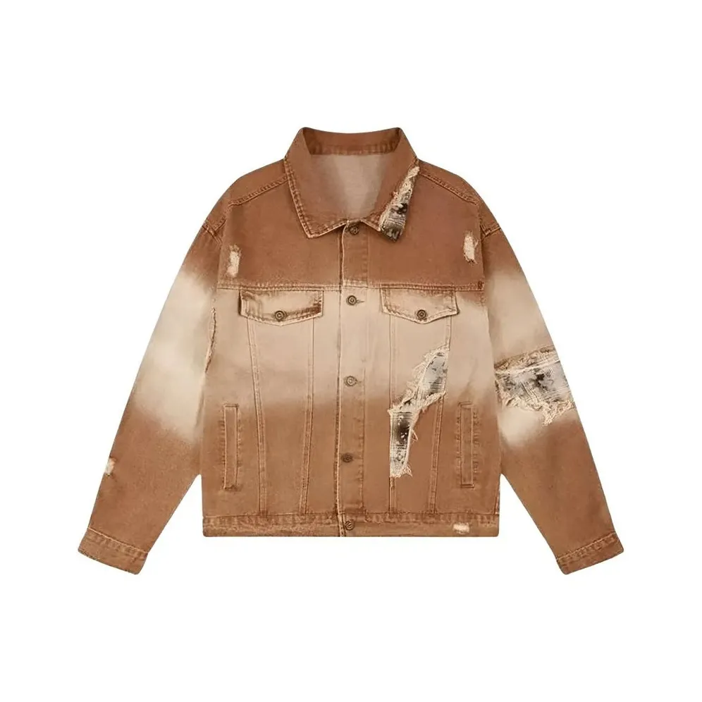 Dippanis Khaki Женские Джинсовые Куртки