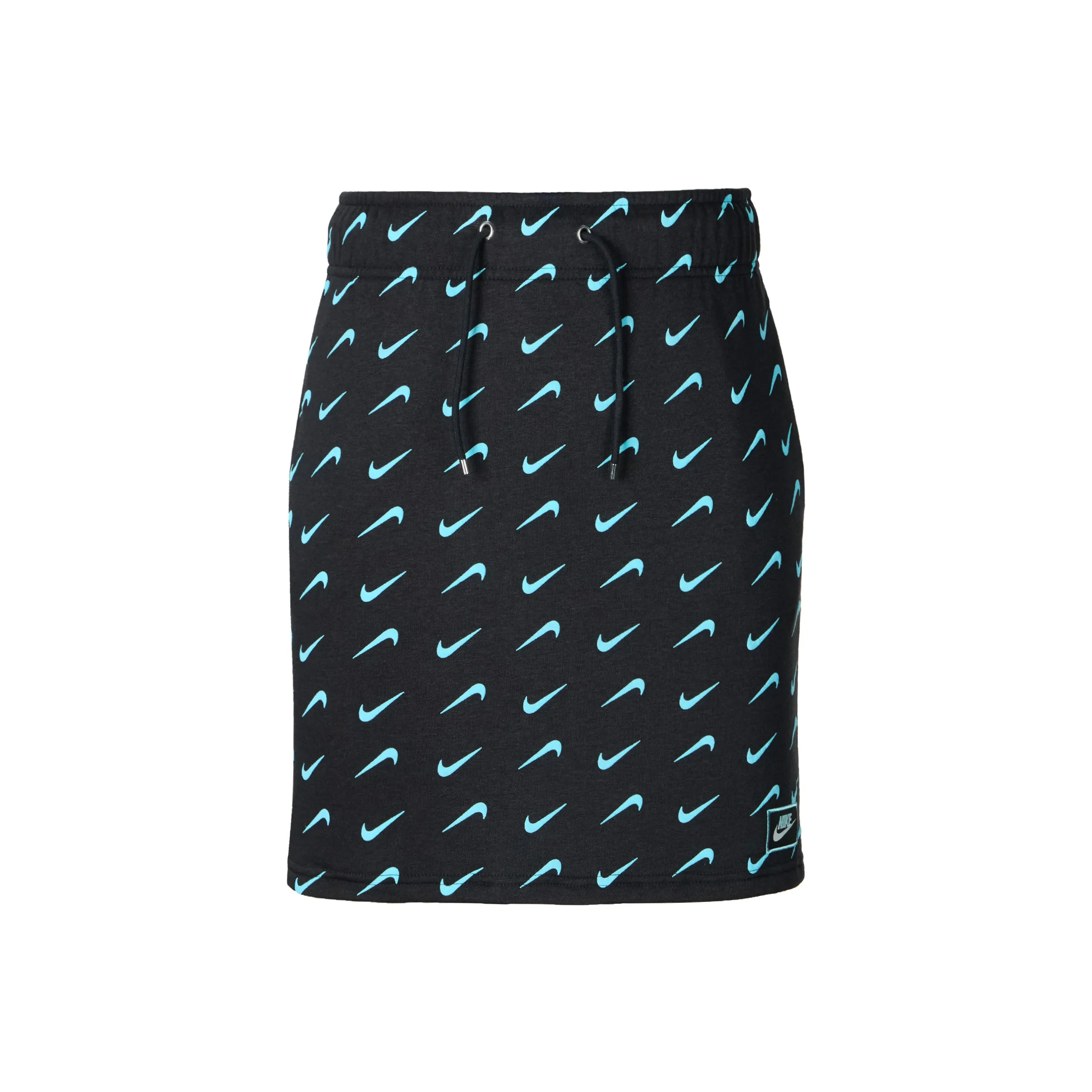 Nike Повседневные короткие юбки Женские Черный