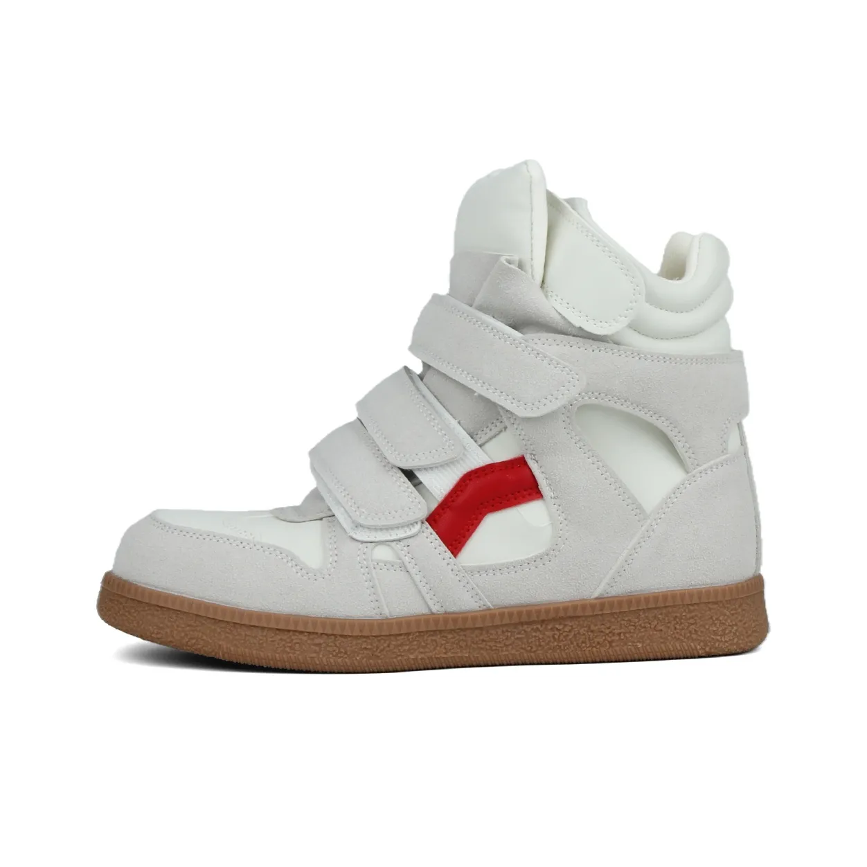 WENPU Высота Увеличивающие Устойчивые к Износу Легкие Высокие Кроссовки для Скейтбординга Женские