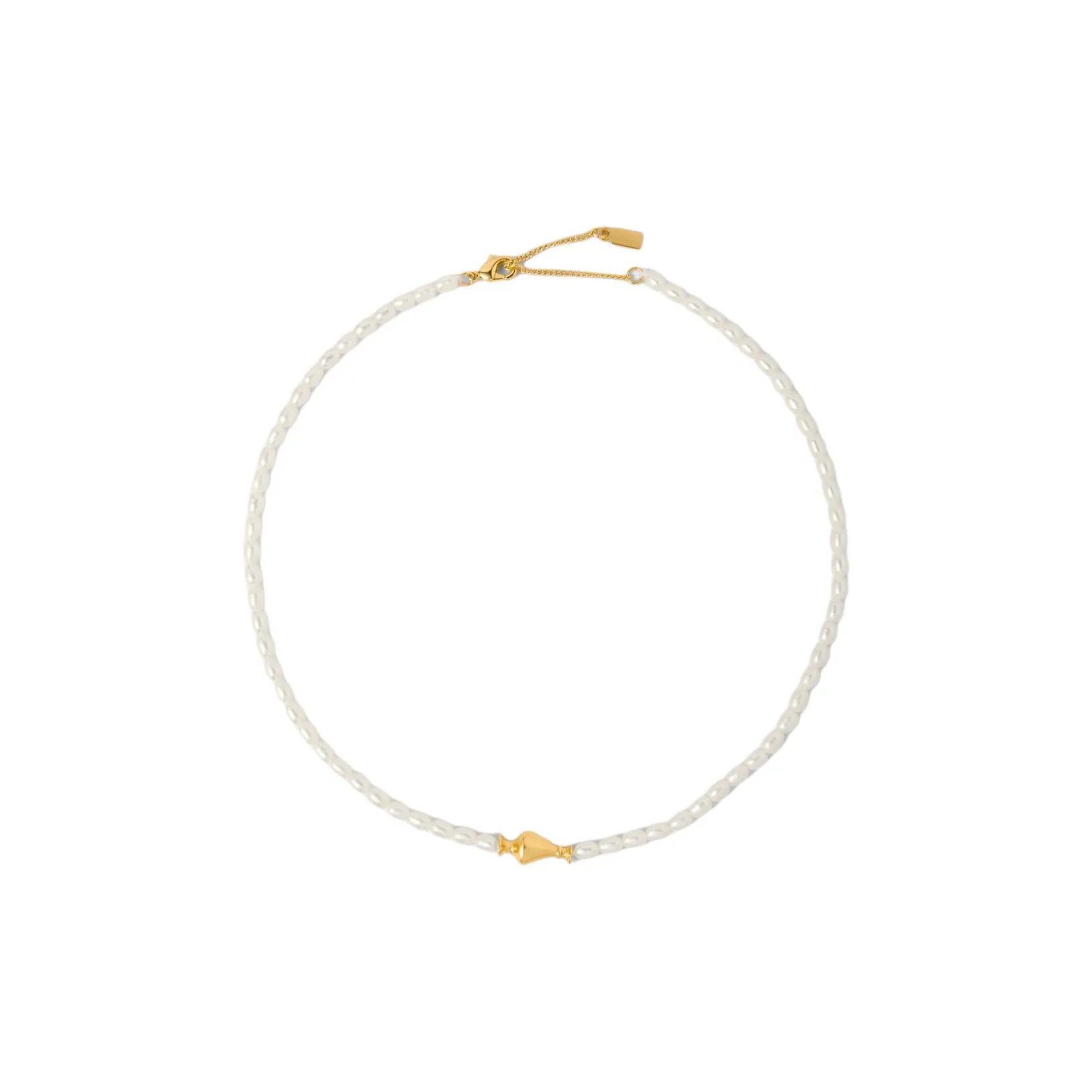 WENS Золото-покрытое медное ожерелье для женщин