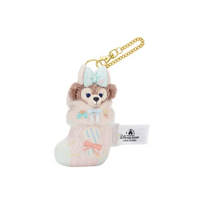 Disney x DISNEYLAND Рождественские носки ШеллиМэй Плюшевый брелок 12 см Длина тела Шанхайский Дисней