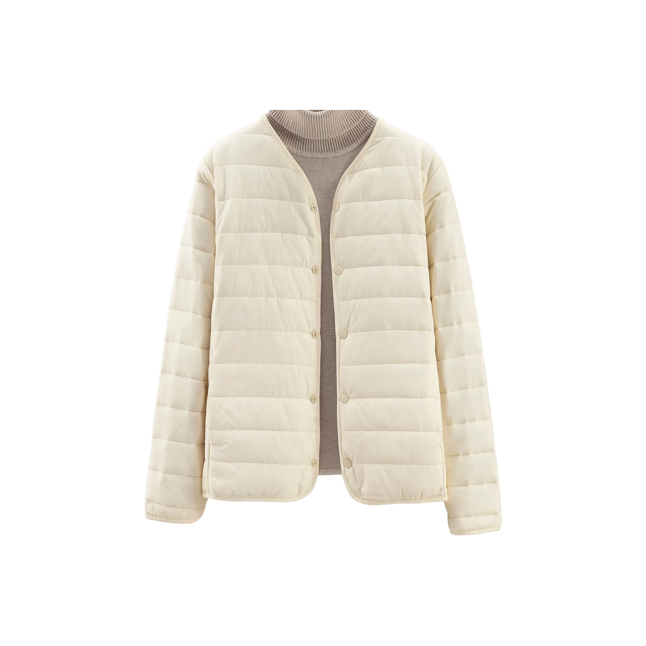 SIBAISHE Бежевый Женские пуховики