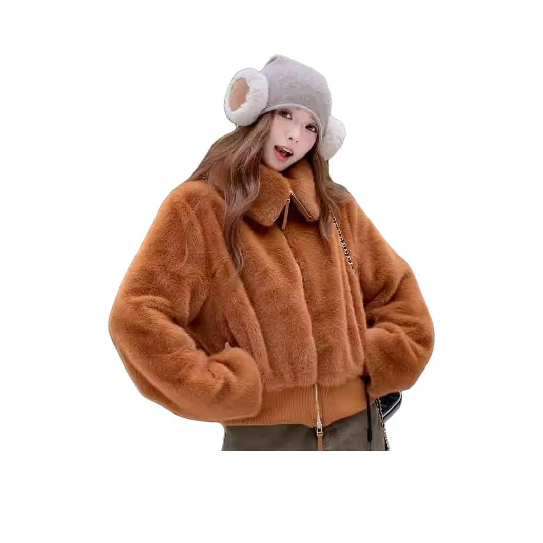 MORTEN SOLUM Коричневый Женские Меховые изделия