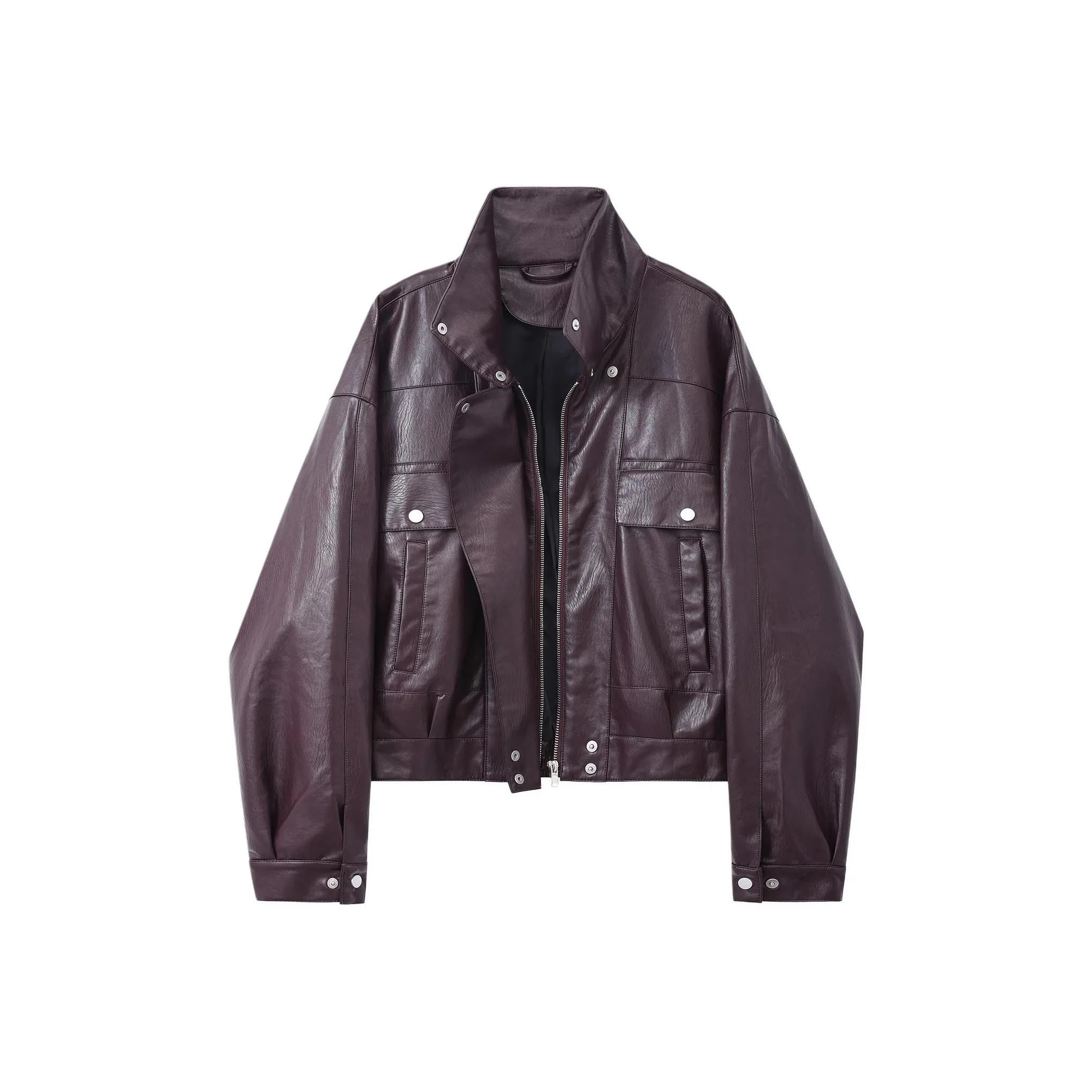 Wen Shan кожаная куртка женская