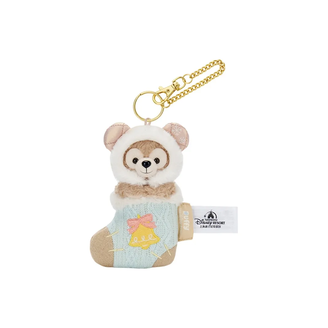 Disney x DISNEYLAND Коллекция носков на Рождество Даффи Плюшевый Брелок 12,5 см Длина Тела Шанхай Дисней