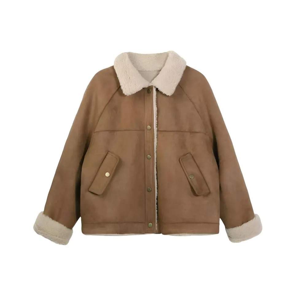 YOUSEKOO Бархатовое пальто для женщин