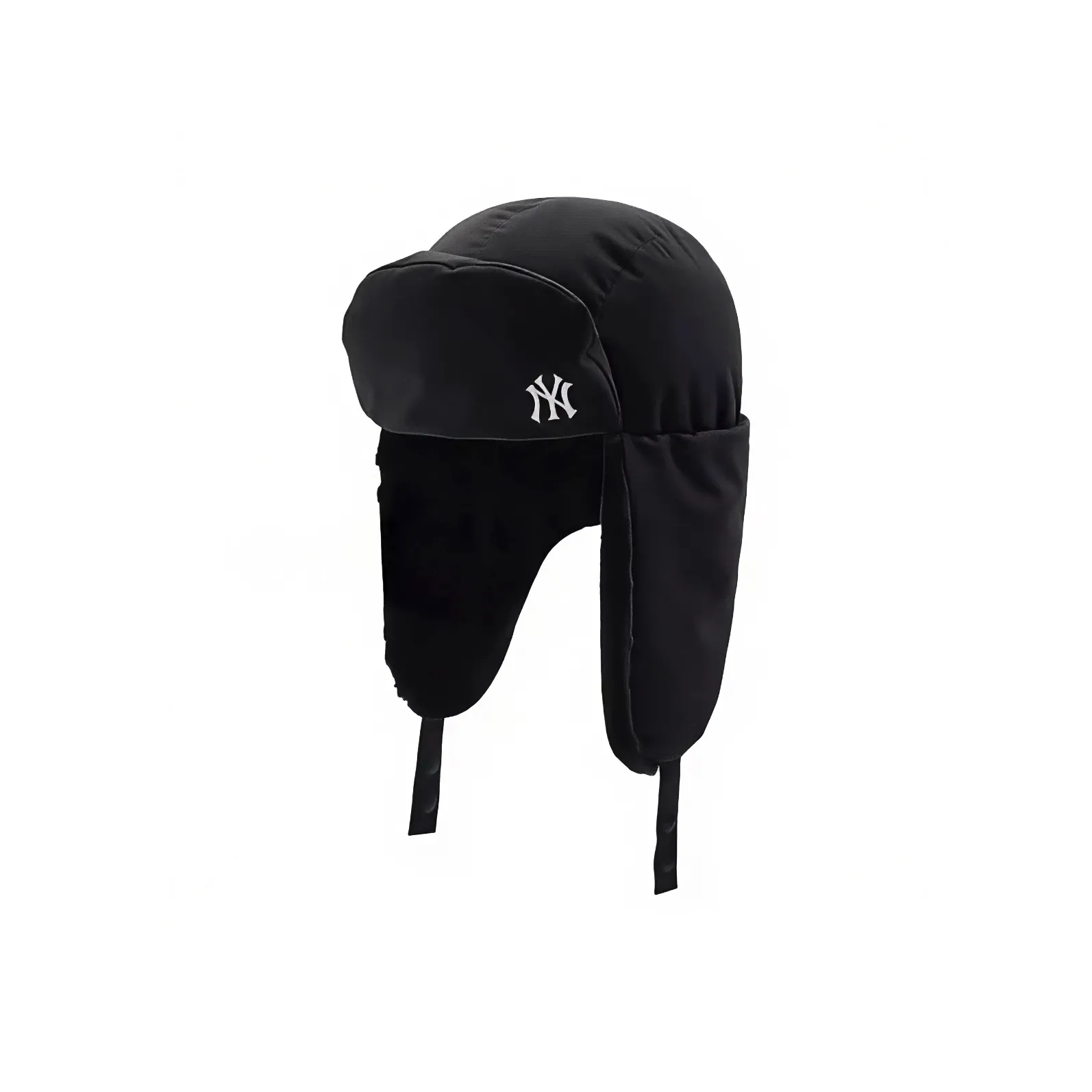 Mlb Base Logo New York Yankees Полиэстер Шапка-ушанка Шапка с ушками Унисекс Черный