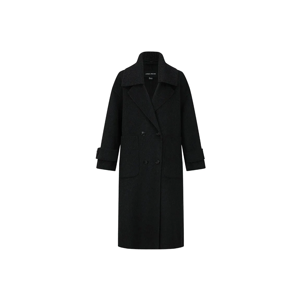 URBAN REVIVO Черное Женское Пальто