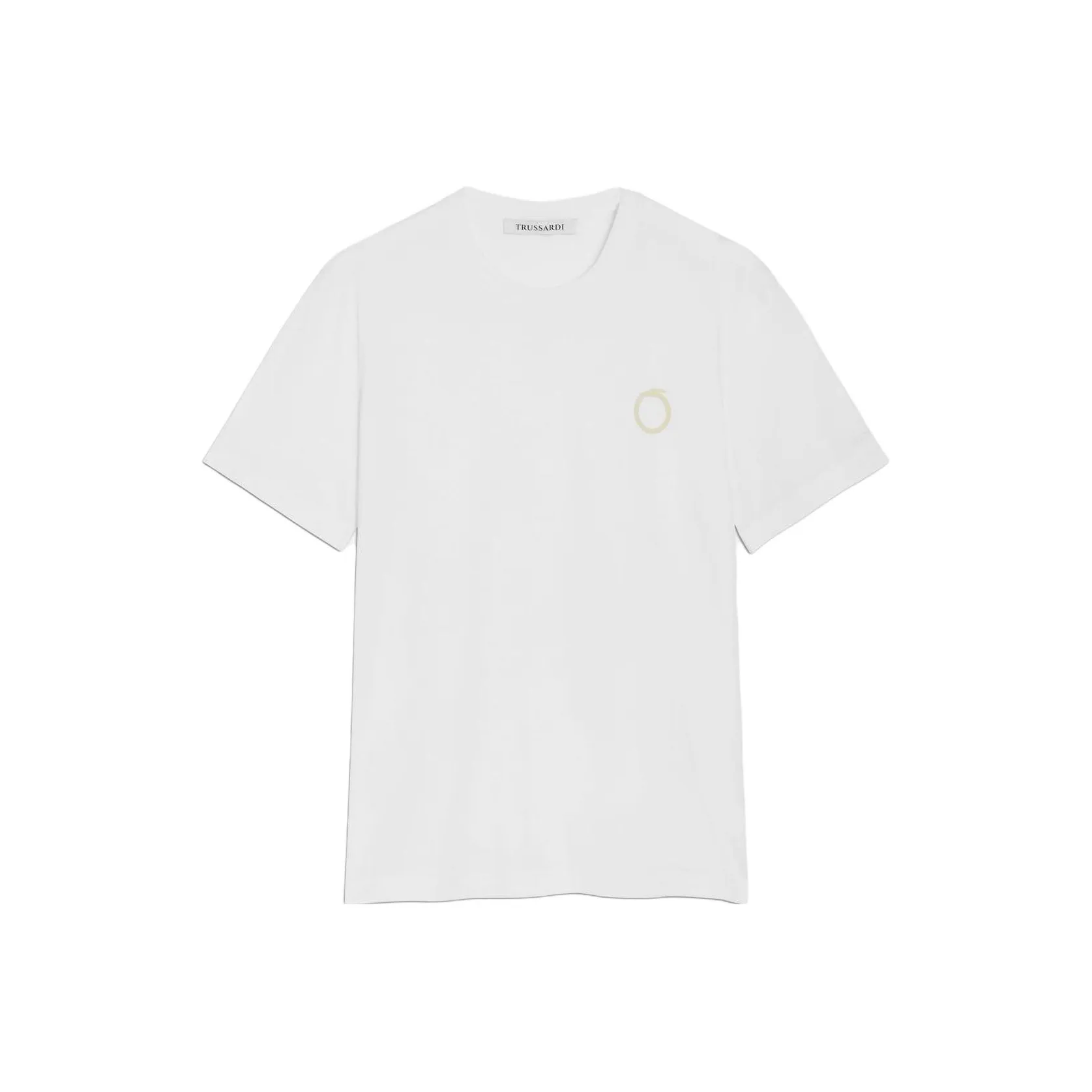 TRUSSARDI Белая Мужская T-Рубашка