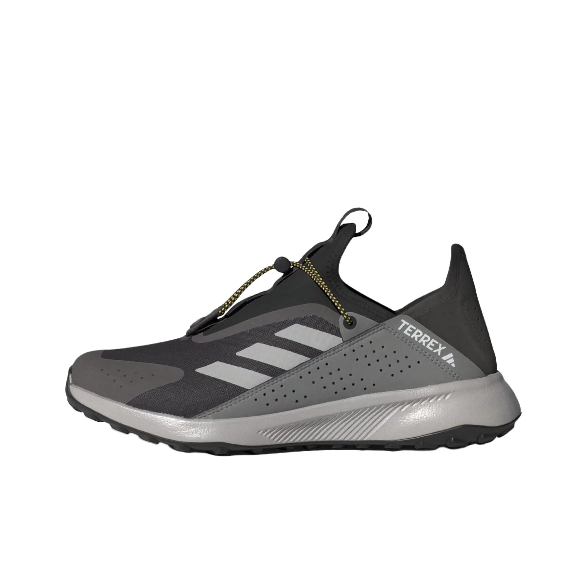 Adidas VOYAGER 21 Slip On HEAT.RDY Travel Устойчивый к истиранию Дышащий Низкий Топ Уличная Обувь Мужская Коричневый Серый