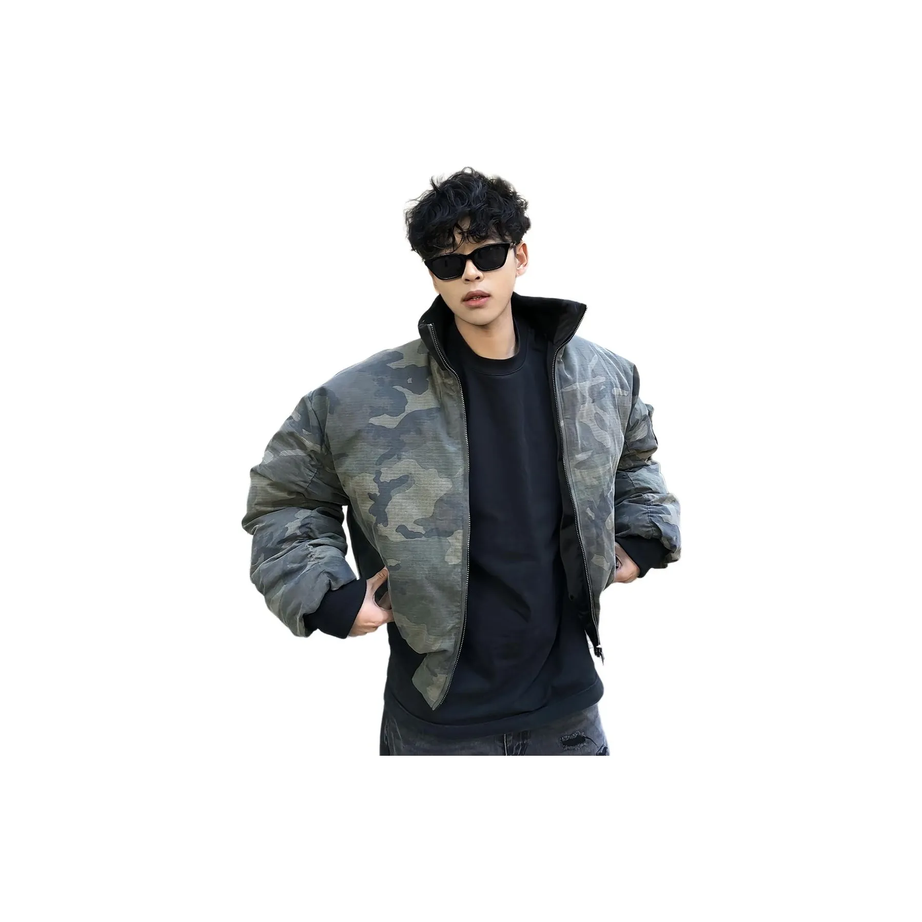 DEMAVIE Камуфляж Унисекс Пуховики