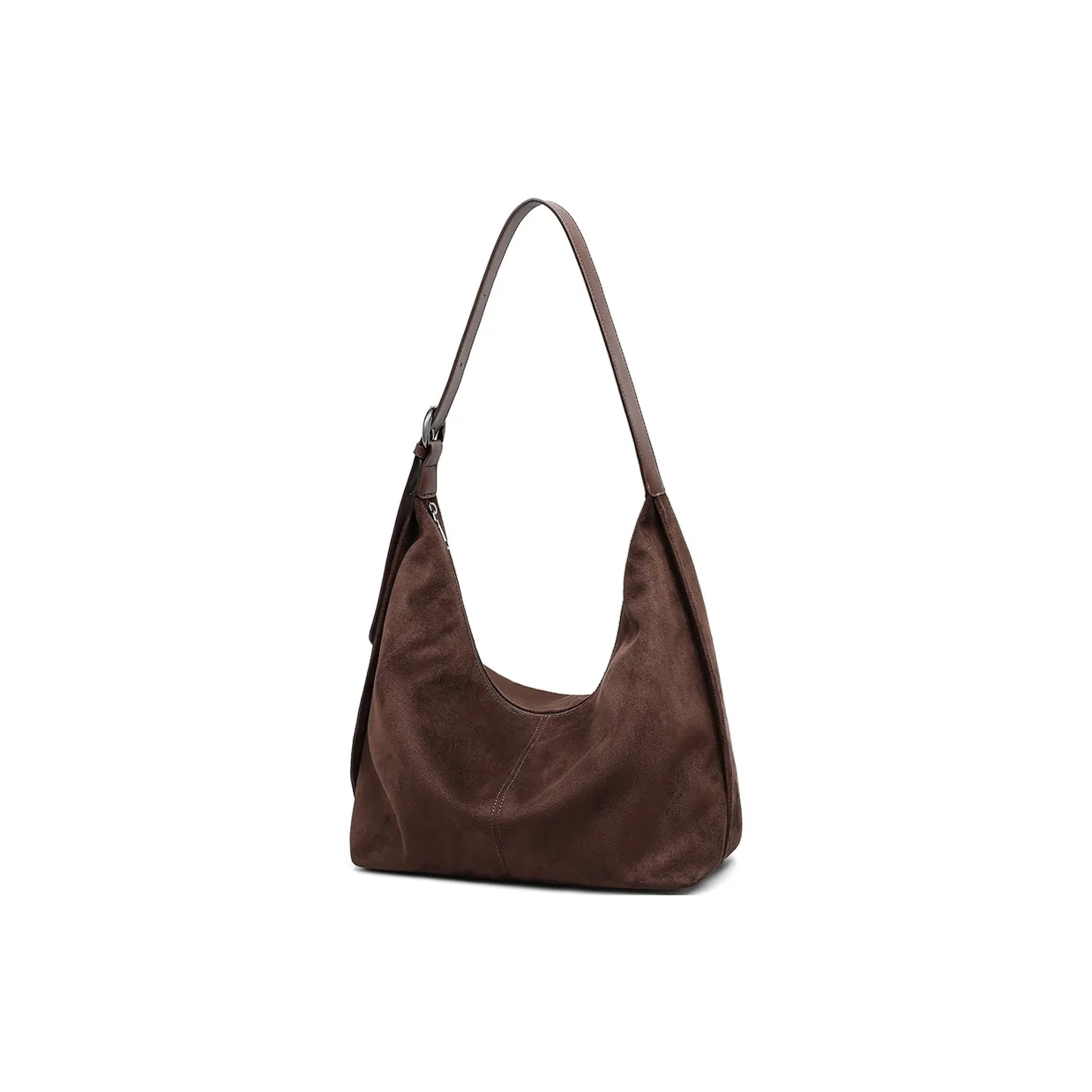 VINEY Сумка через плечо из коровьей кожи стандартная женская кофейного цвета