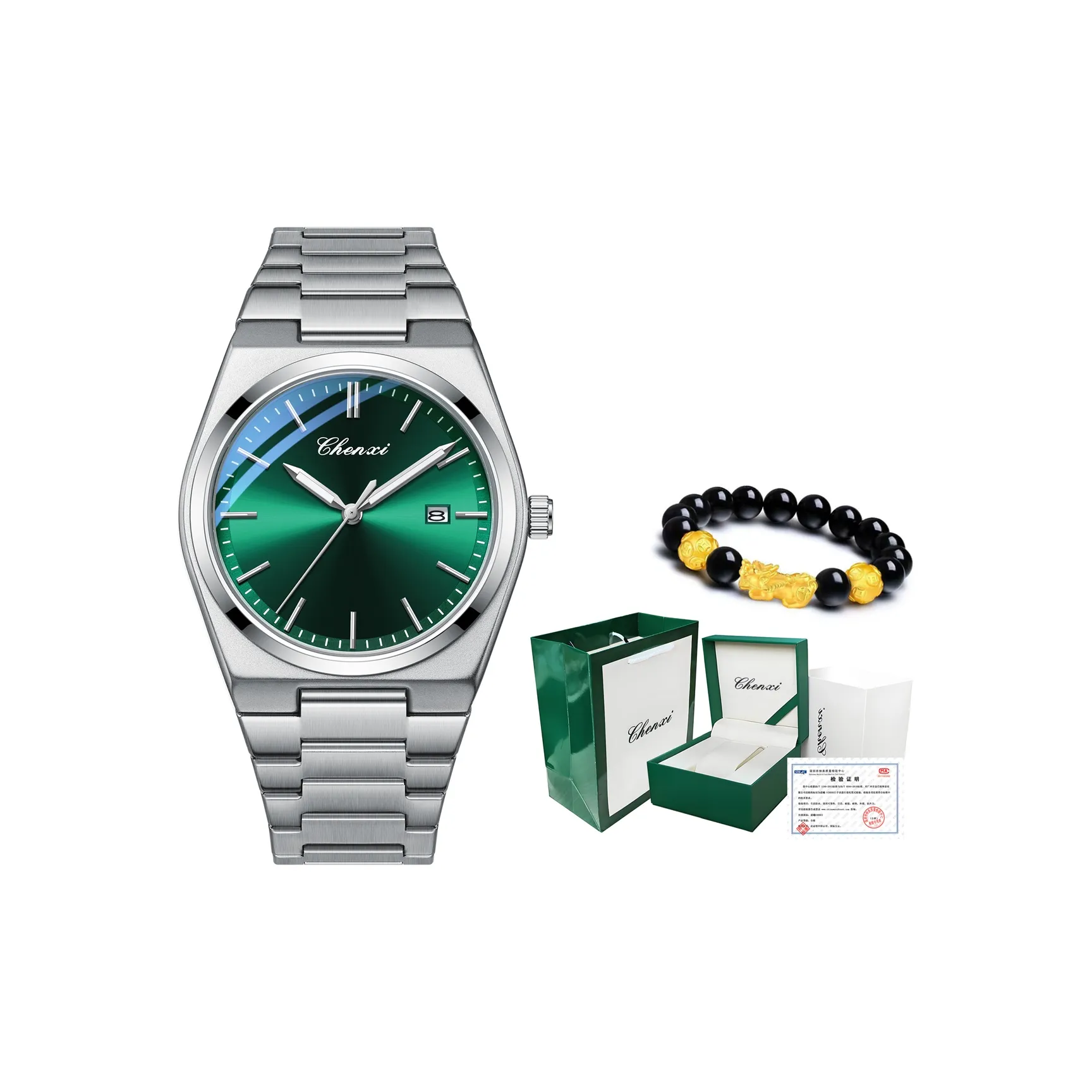 CHENXI Мужские часы Роскошь Классический Элегантный Хорошо выглядящий Водонепроницаемый Светящийся в темноте Модный