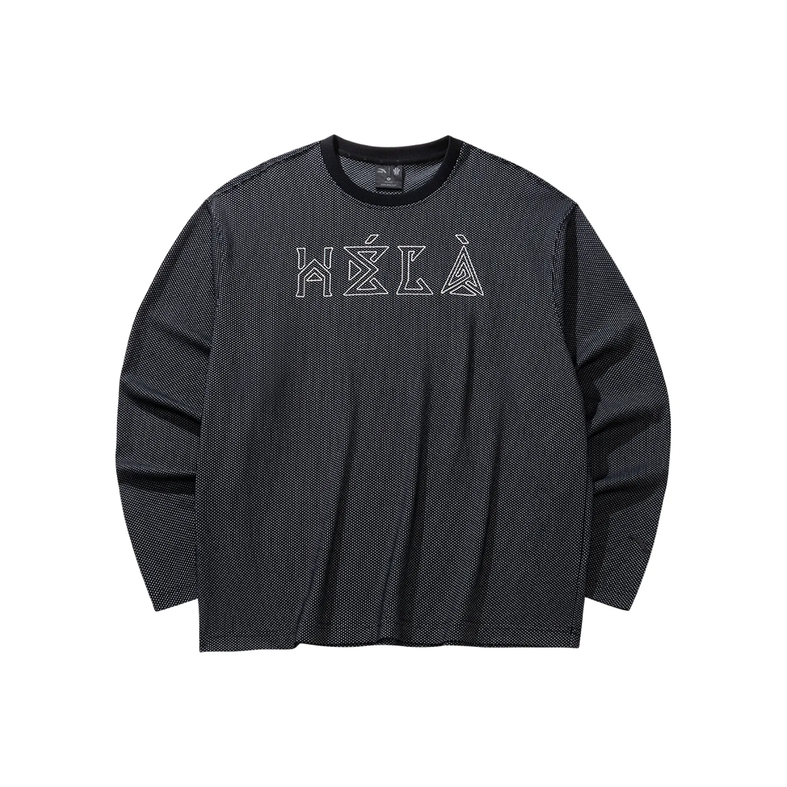 Anta Kyrie Irving HéLà Коллекция T-рубашка Унисекс Черная