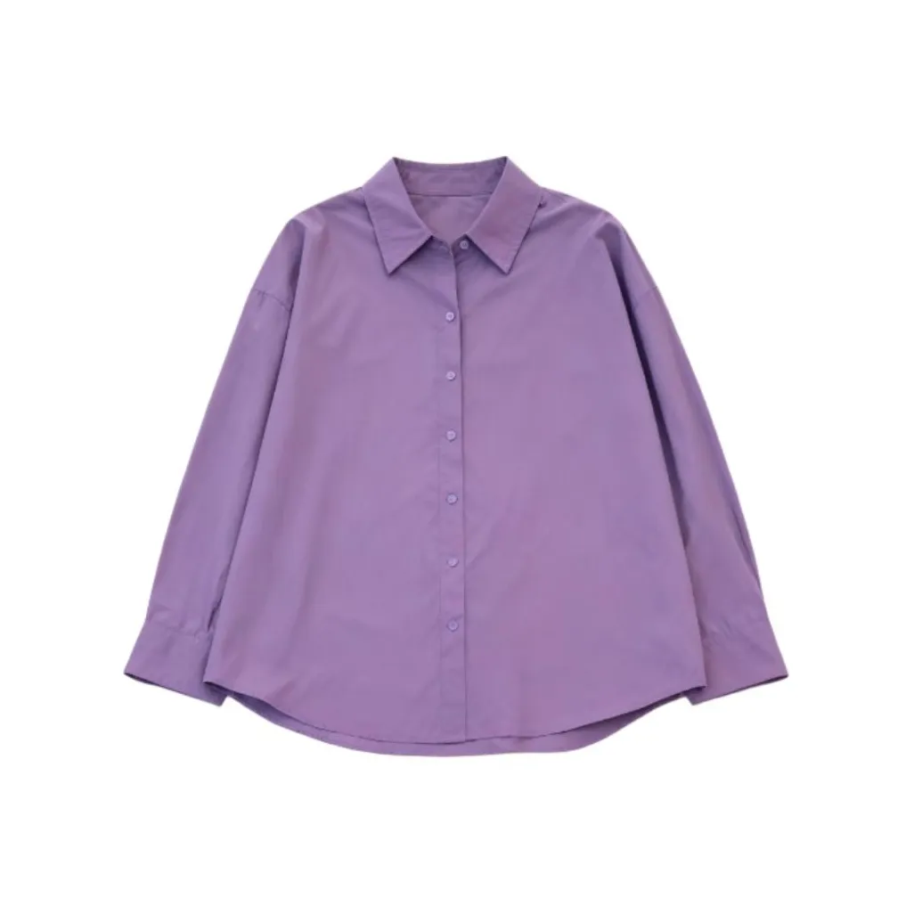 GOSO Фиолетовые Женские Рубашки