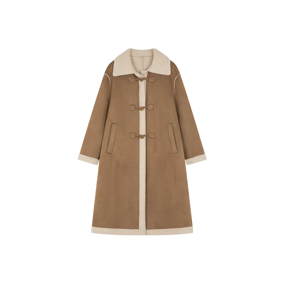 Mo Han Yi Mei Куртка Женская Кофейного цвета