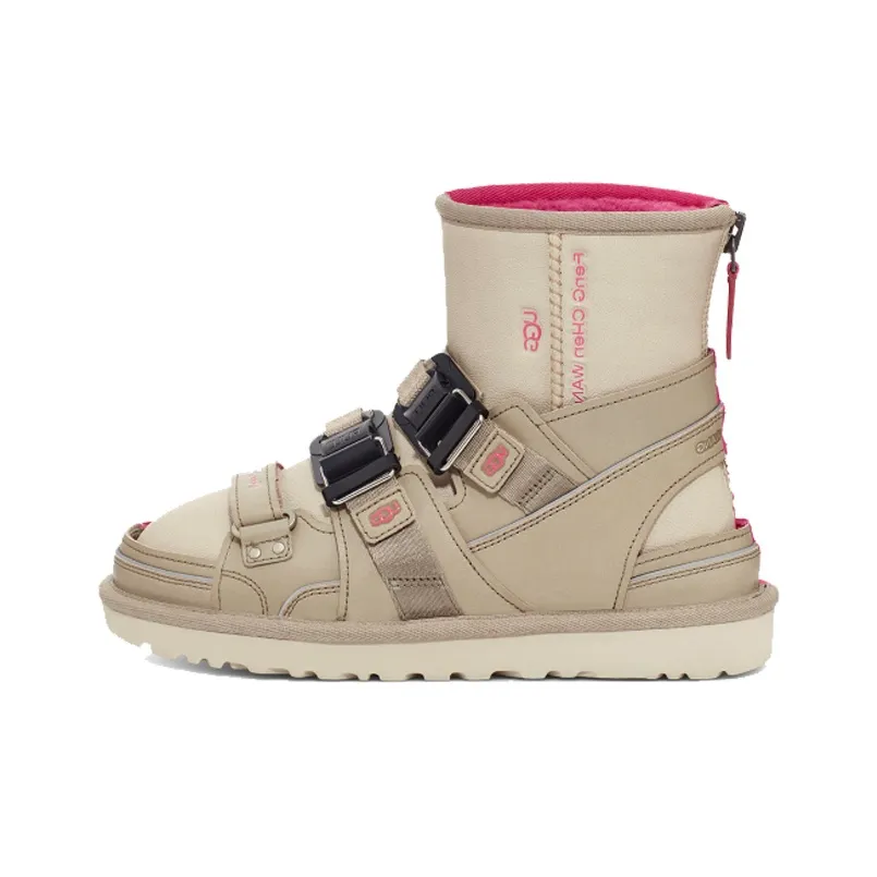 Feng Chen Wang x UGG Термические противоскользящие носки Crew для сноубутсов Женские Розовые