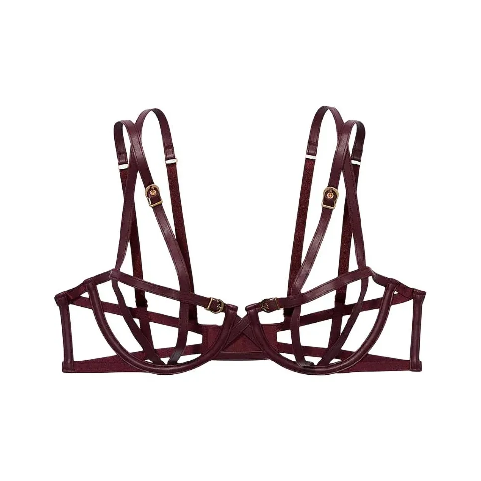 Victoria's Secret Very Sexy Искусственная кожа Размер бюстгальтера Balconette Бюстгальтер B Бюстгальтер Женский