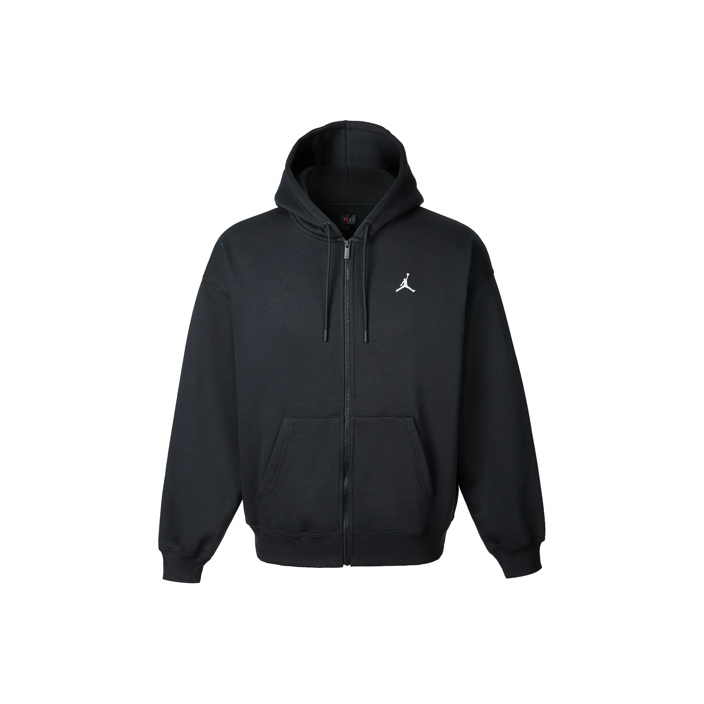 Jordan Brooklyn Fleece SS25 Свитшот Мужской Черный Парусный Белый