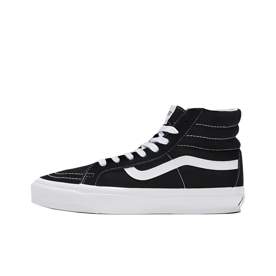 VANS SK8 HI REISSUE MID Топ Скейтборд Кроссовки Unisex Черный Белый