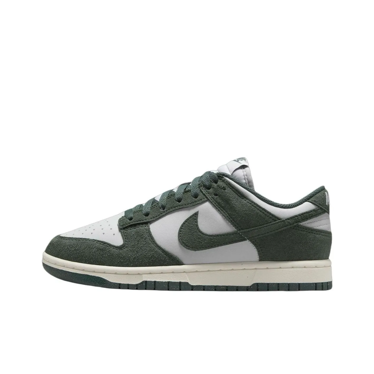 Nike Dunk Low Next Nature Зеленый Замша Противоскользящие Устойчивые к истиранию Низкие Кроссовки для скейтбординга