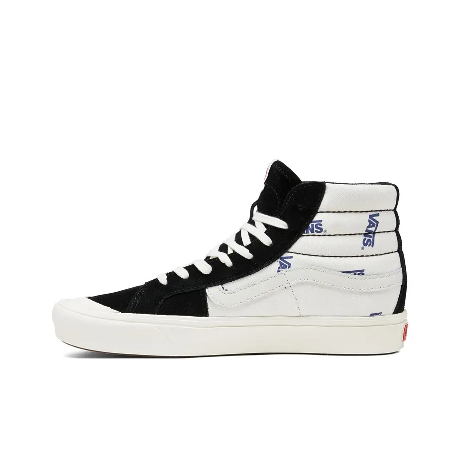 VANS Style 138 ComfyCush LX High Top Скейтборд Кроссовки Унисекс Черный Белый