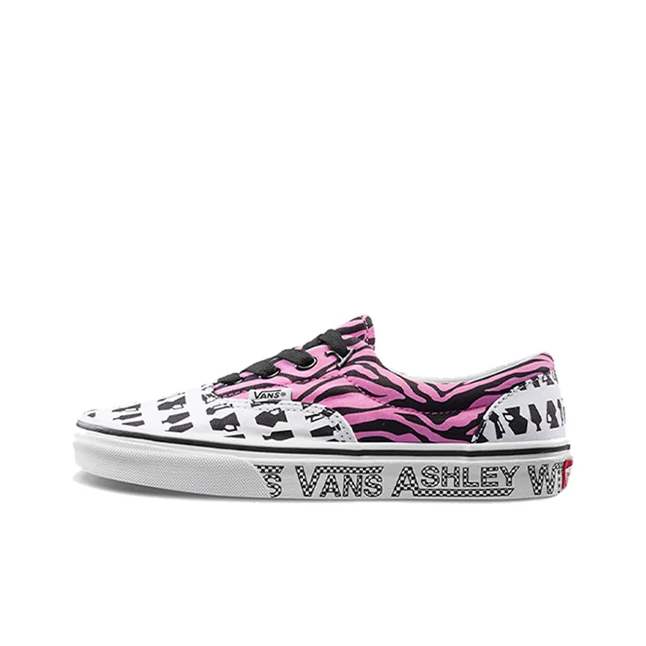 Ashley Williams x VANS Era Low Top Скейтборд Кроссовки Женские Белые Розовые