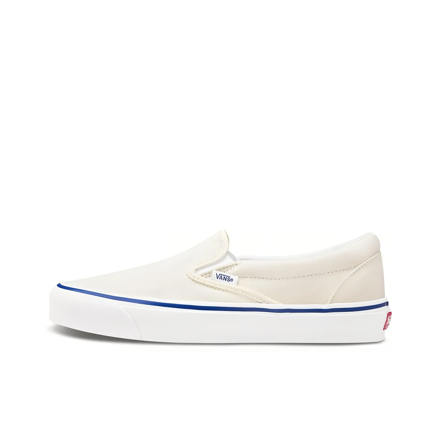 VANS Slip On L Low Top Скейтборд Кроссовки Unisex Белый Синий