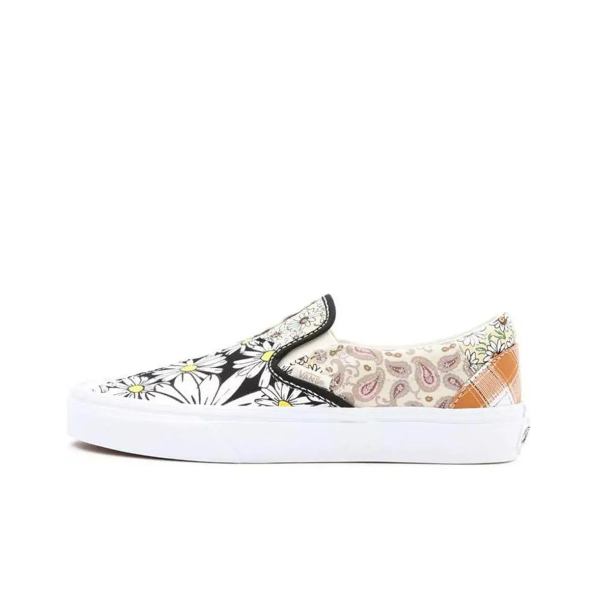 VANS Slip On Meadow Пэчворк'' Пэчворк Пейсли Амортизация Устойчивый к истиранию Легкий Дышащий Низкий Топ