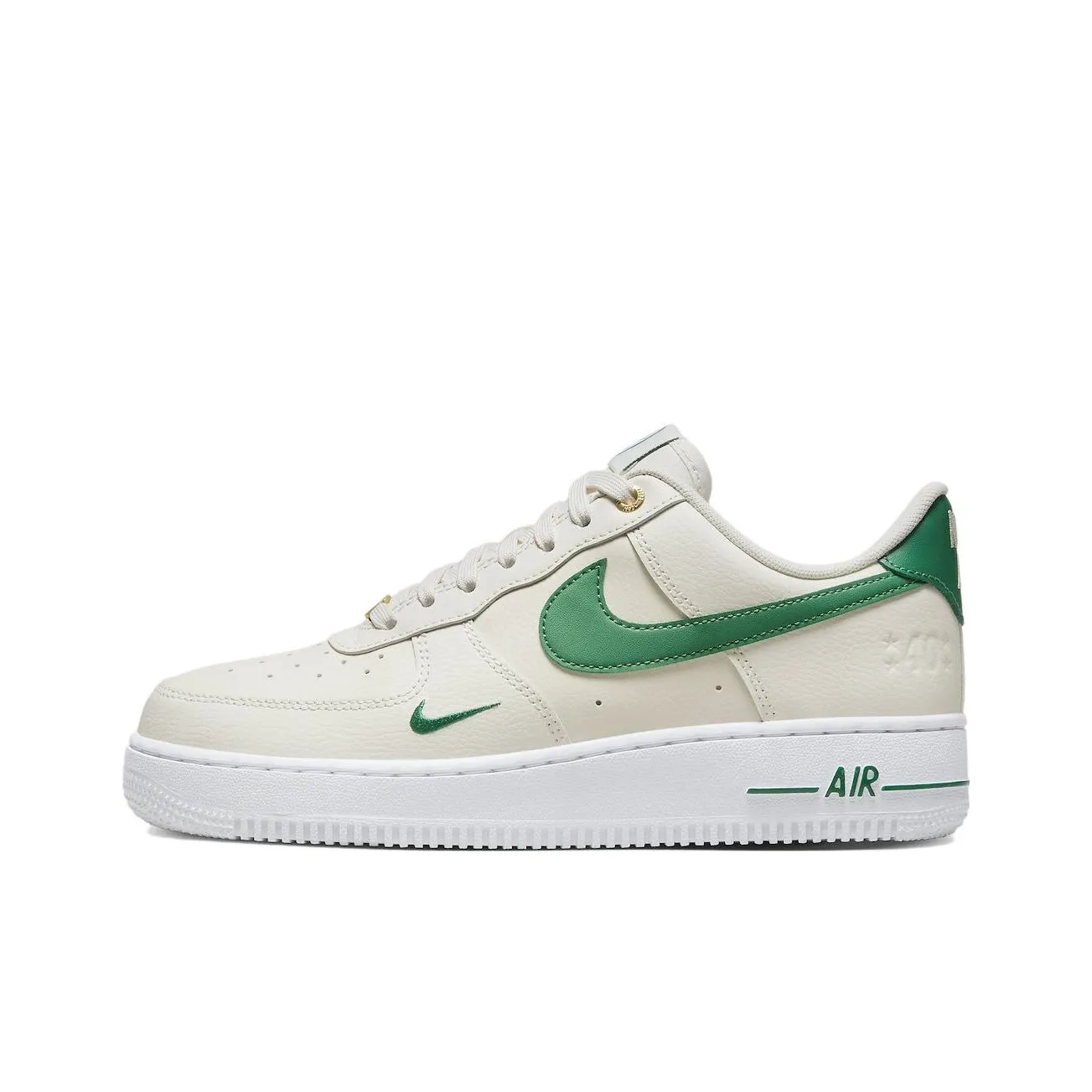 Nike Air Force 1 Skateboard Shoes Women's Low Top White/Green