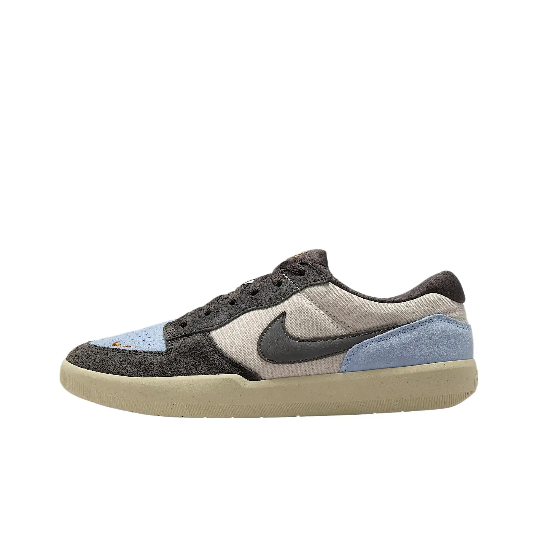 Nike SB Force 58 Low Топ Скейтборд Кроссовки Унисекс Синий Коричневый