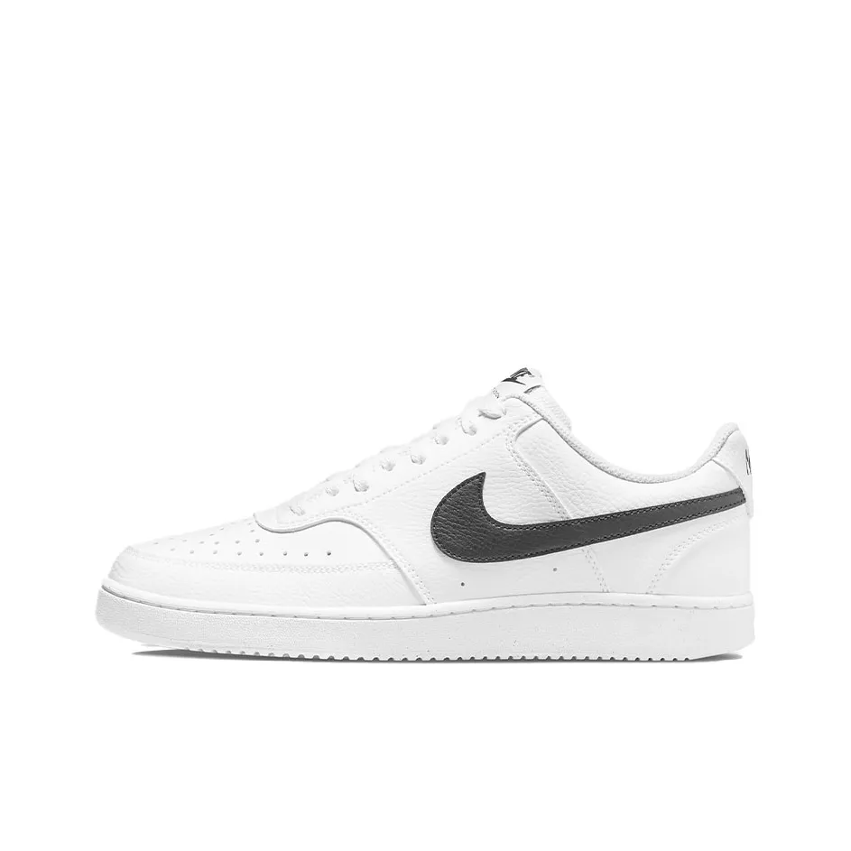 Nike Court Vision 1 Skateboard Shoes Men Low Top White/Black
