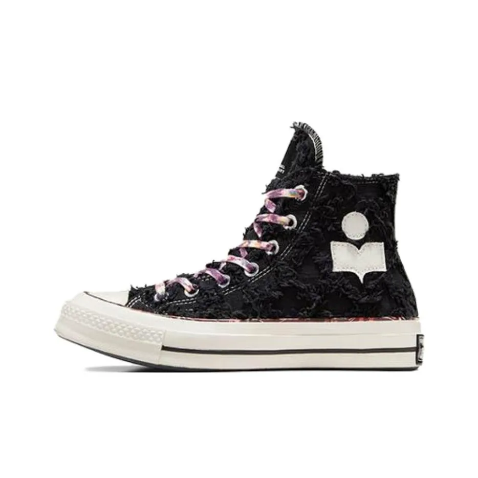 Isabel Marant X Converse Chuck 70 Skateboard Shoes Unisex High Top Black/White
