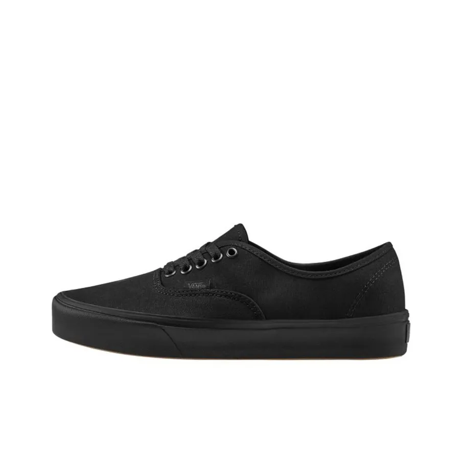 VANS Authentic Low Top Скейтборд Кроссовки Унисекс Черные