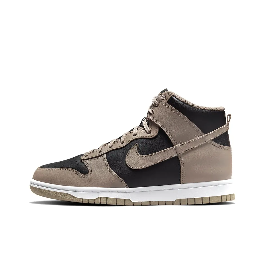 Nike Dunk High 'Луна Окаменелость' Синтетическая кожа Искусственная кожа Удобный