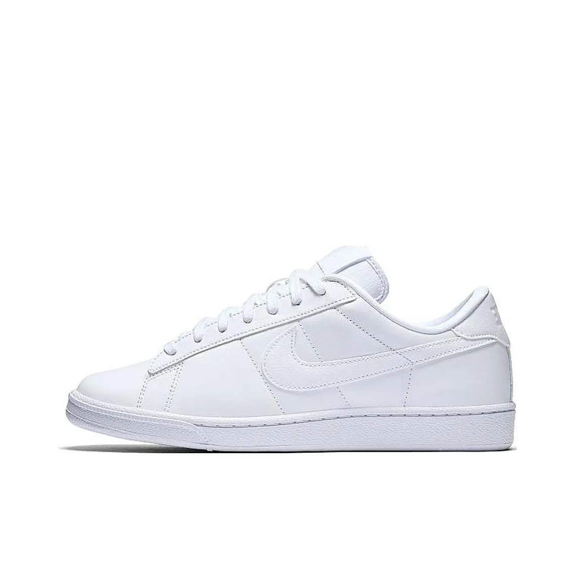 Nike Tennis Classic Skateboard Shoes Women's Low Top White/White/Blue