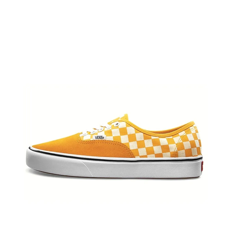 VANS Authentic Series Низкие Кроссовки для скейтбординга Унисекс Желтые