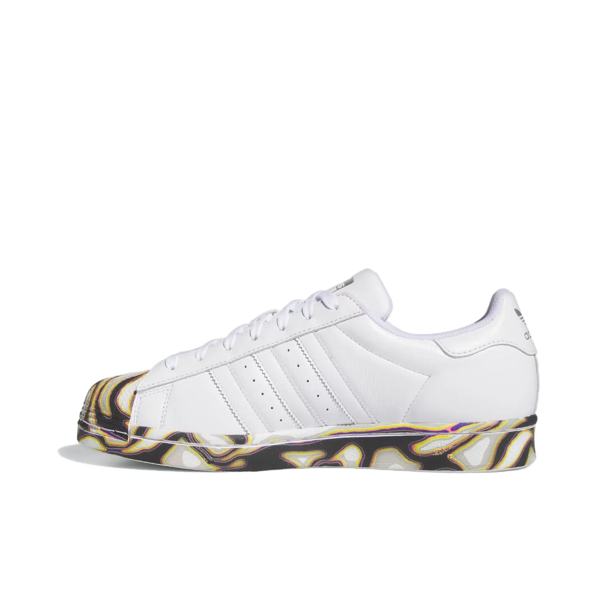 Adidas Originals PRIDE SUPERSTAR Low Топ Скейтборд Кроссовки Унисекс Белый