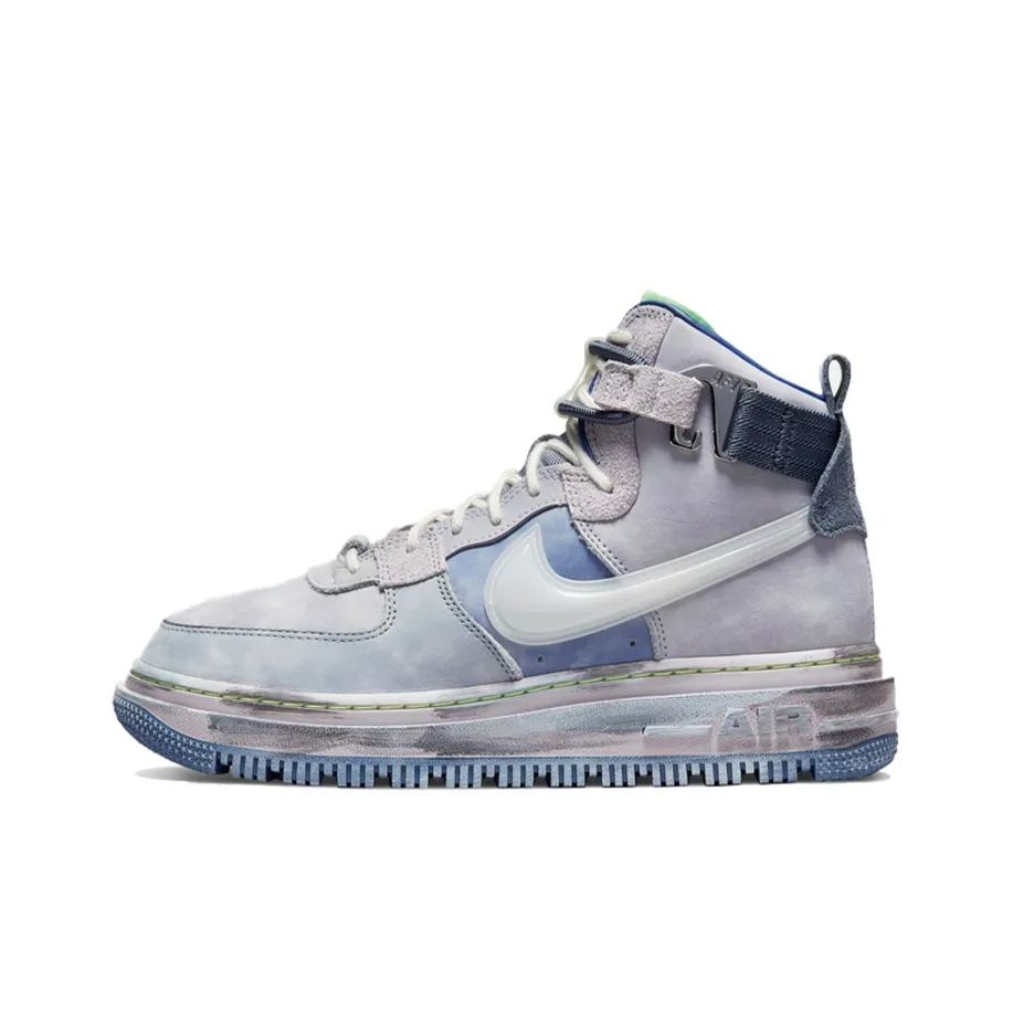 Nike Air Force 1 Модный тренд Высокие кеды Скейтборд Обувь Женская Туманно-серый