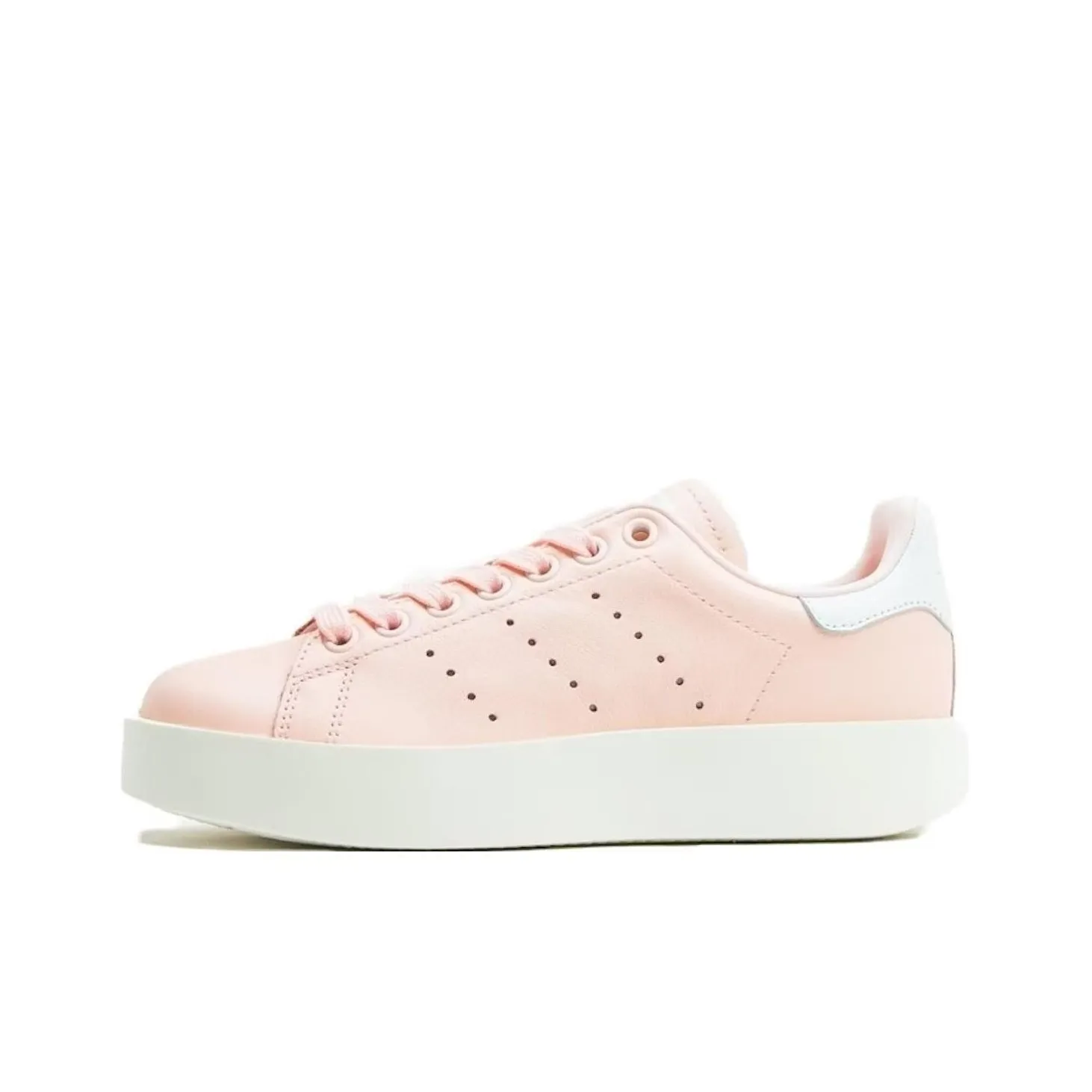 Adidas Stan Smith Bold Skateboard Shoes Women's Low Top White Pink