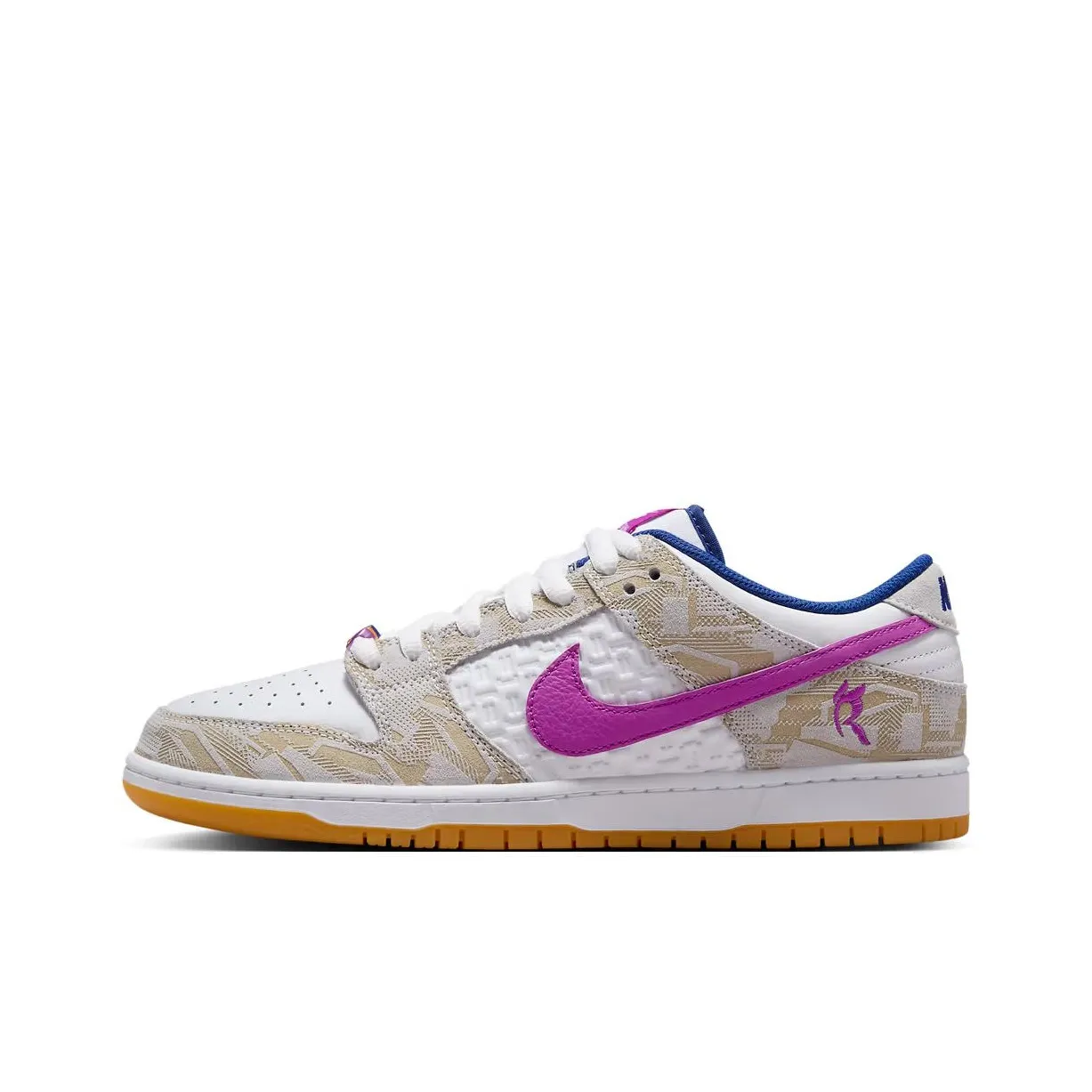 Nike X Rayssa Leal Dunk SB Low Скейтборд Кроссовки Унисекс Фиолетовый Белый