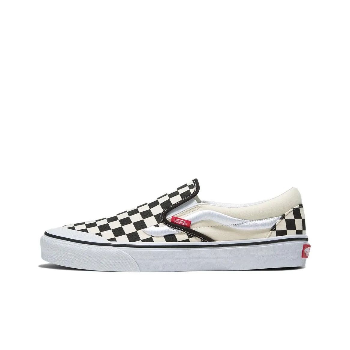 VANS Slip-on Low Top Скейтборд Кроссовки Unisex Бежевый Черный