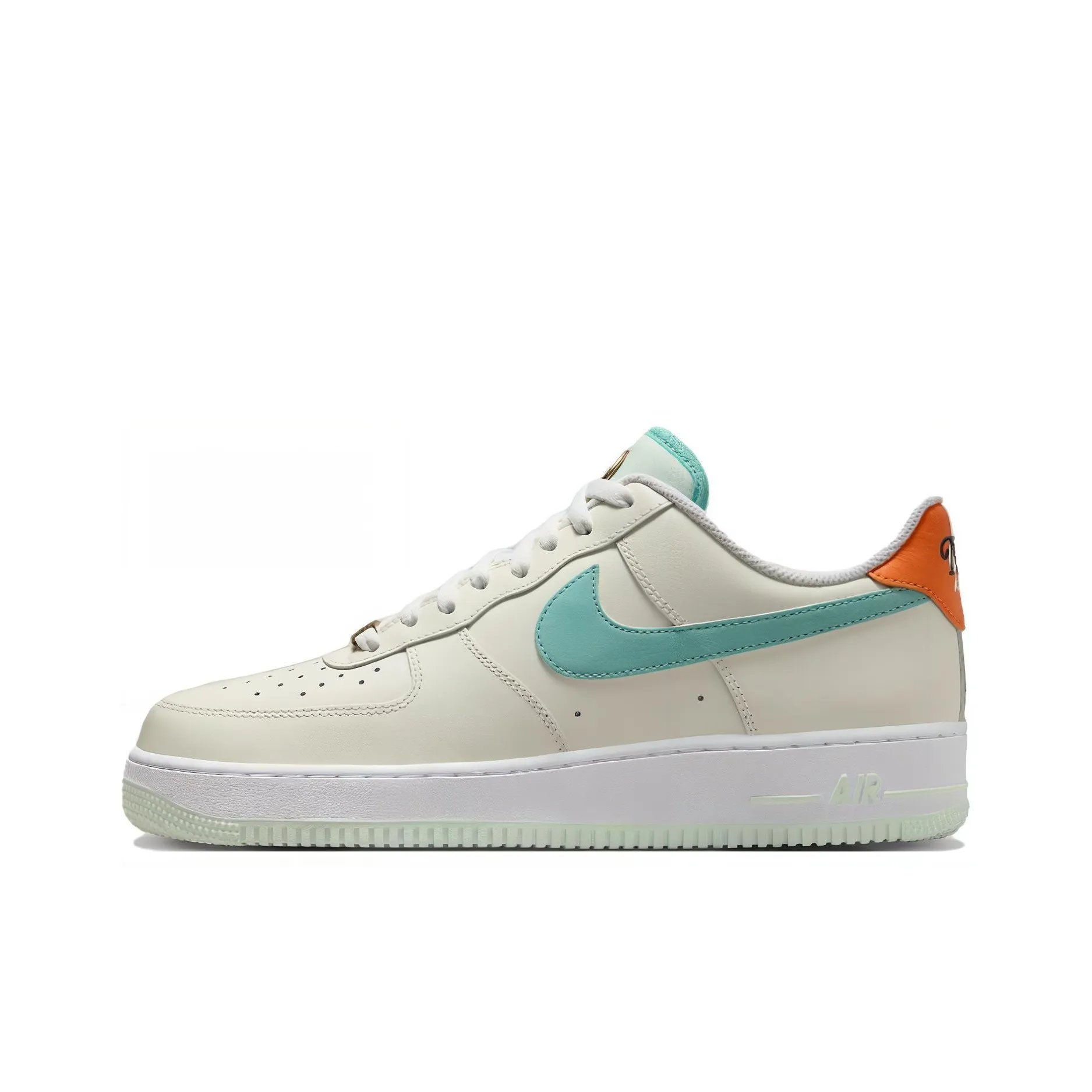 Nike Air Force 1 Low Топ Скейтборд Кроссовки Мужские Бежево-Зеленые