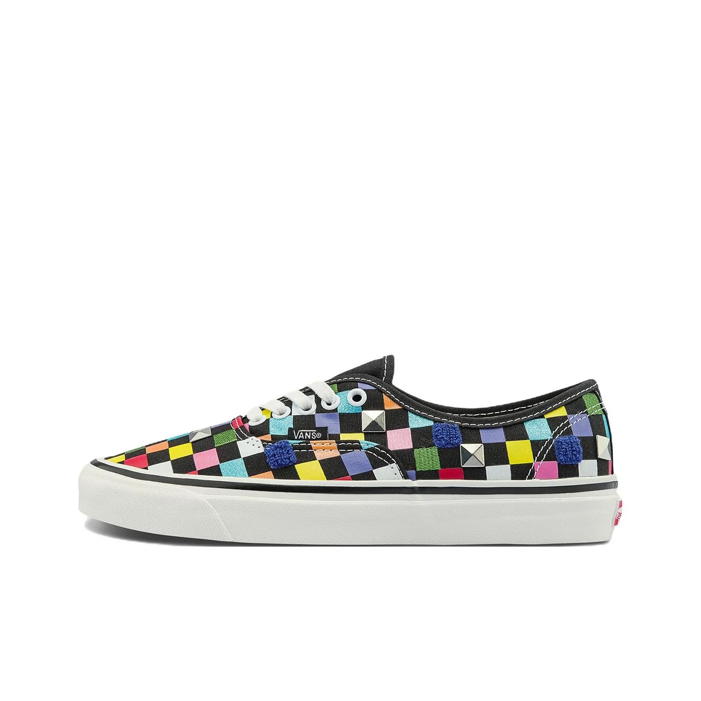 Vans Authentic 44 DX 44 DX Износостойкий и Легкий Низкий Топ Скейтборд Кроссовки Унисекс Черный