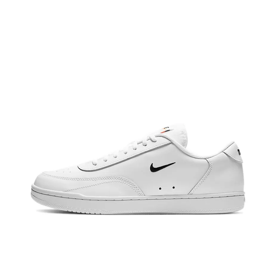 Nike Court Vintage Удобные Низкие Кроссовки для Скейтбординга Мужские Белые Черные