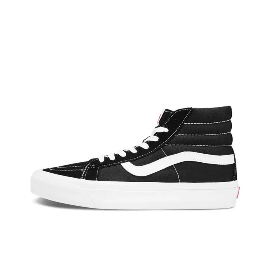 VANS SK8 L High Топ Скейтборд Кроссовки Унисекс Черный Белый
