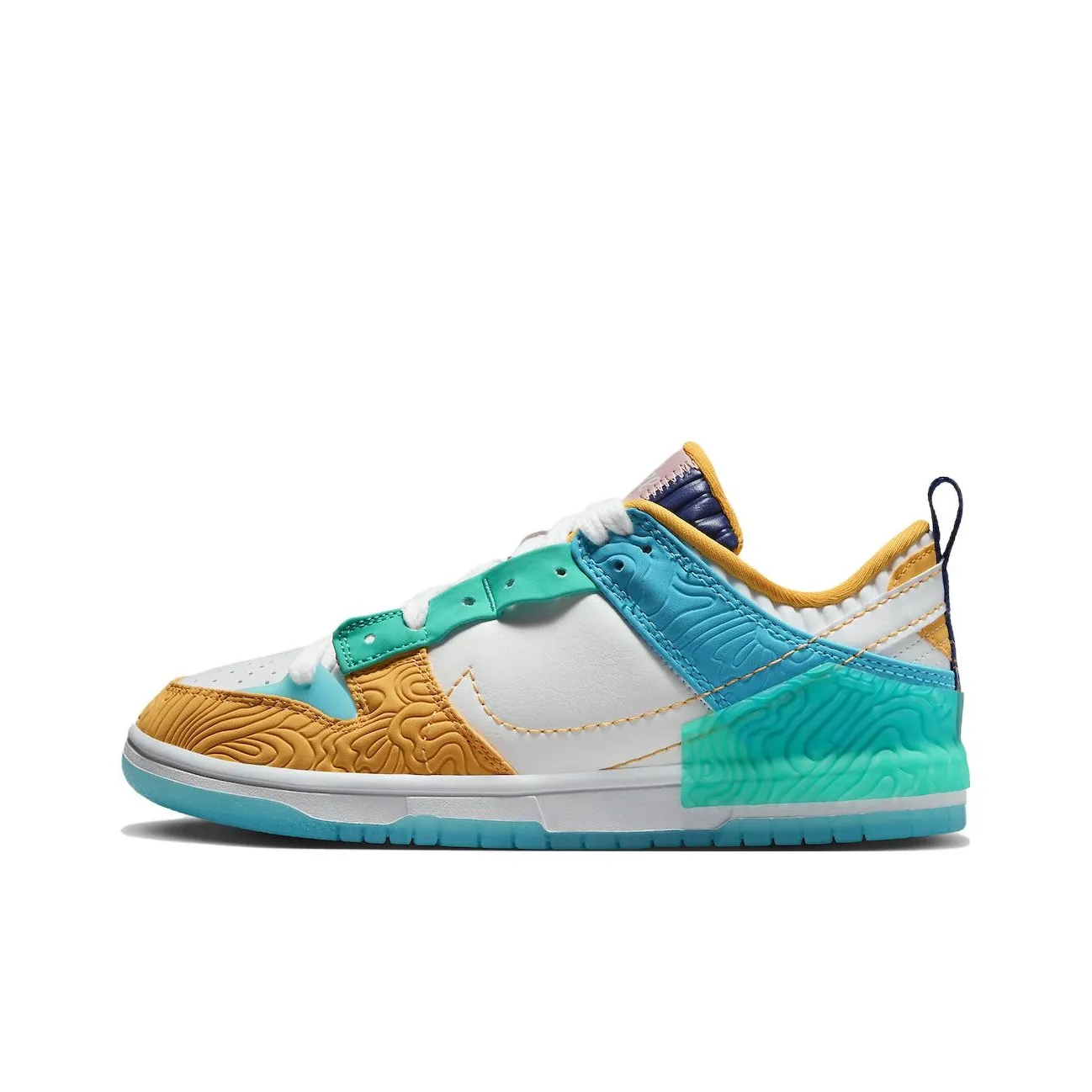 Nike Dunk Disrupt 2 Skateboard Shoes Women's Low Top White/Blue/Orange