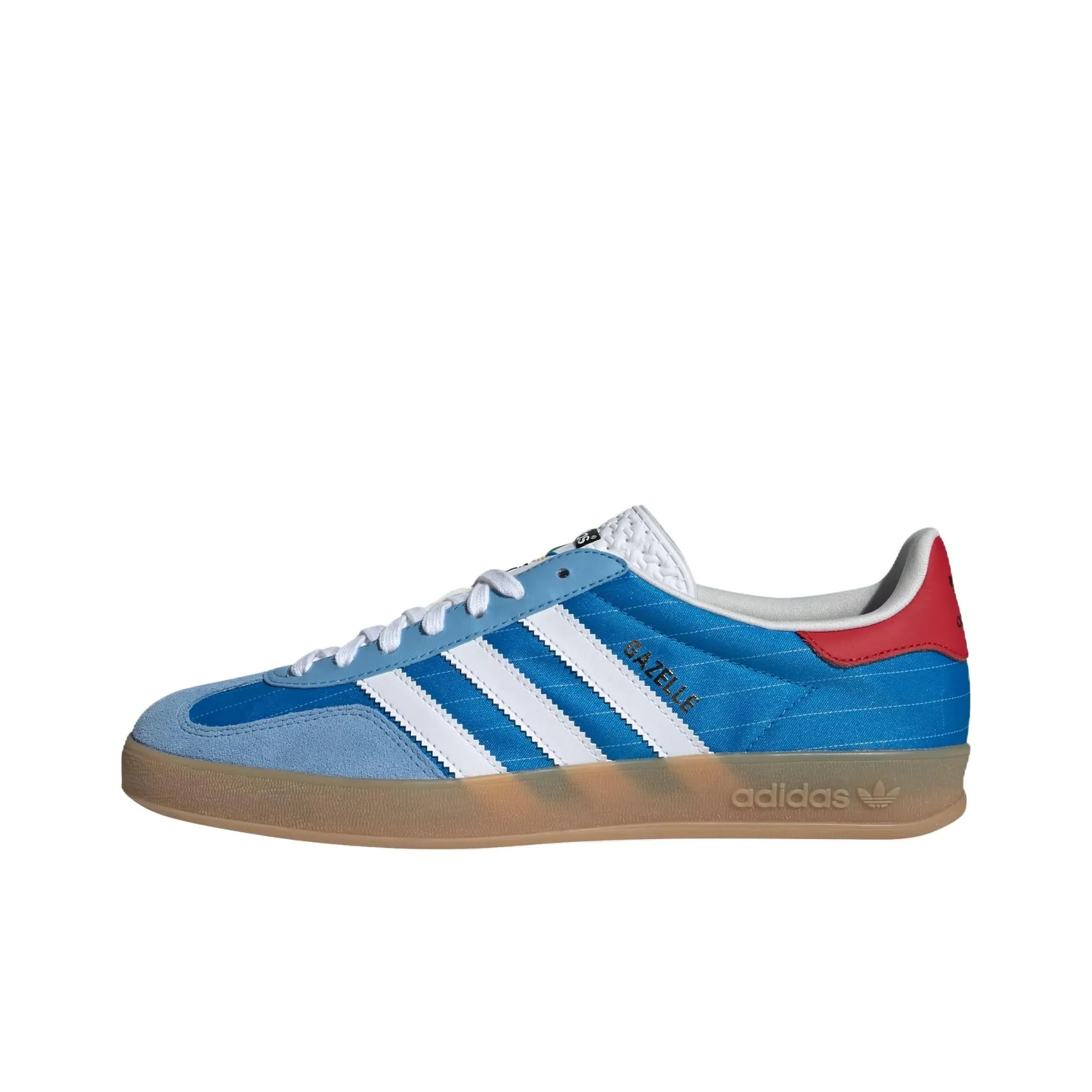 Adidas Originals Gazelle Skateboard Shoes Unisex Low Top Blue/White/Red
