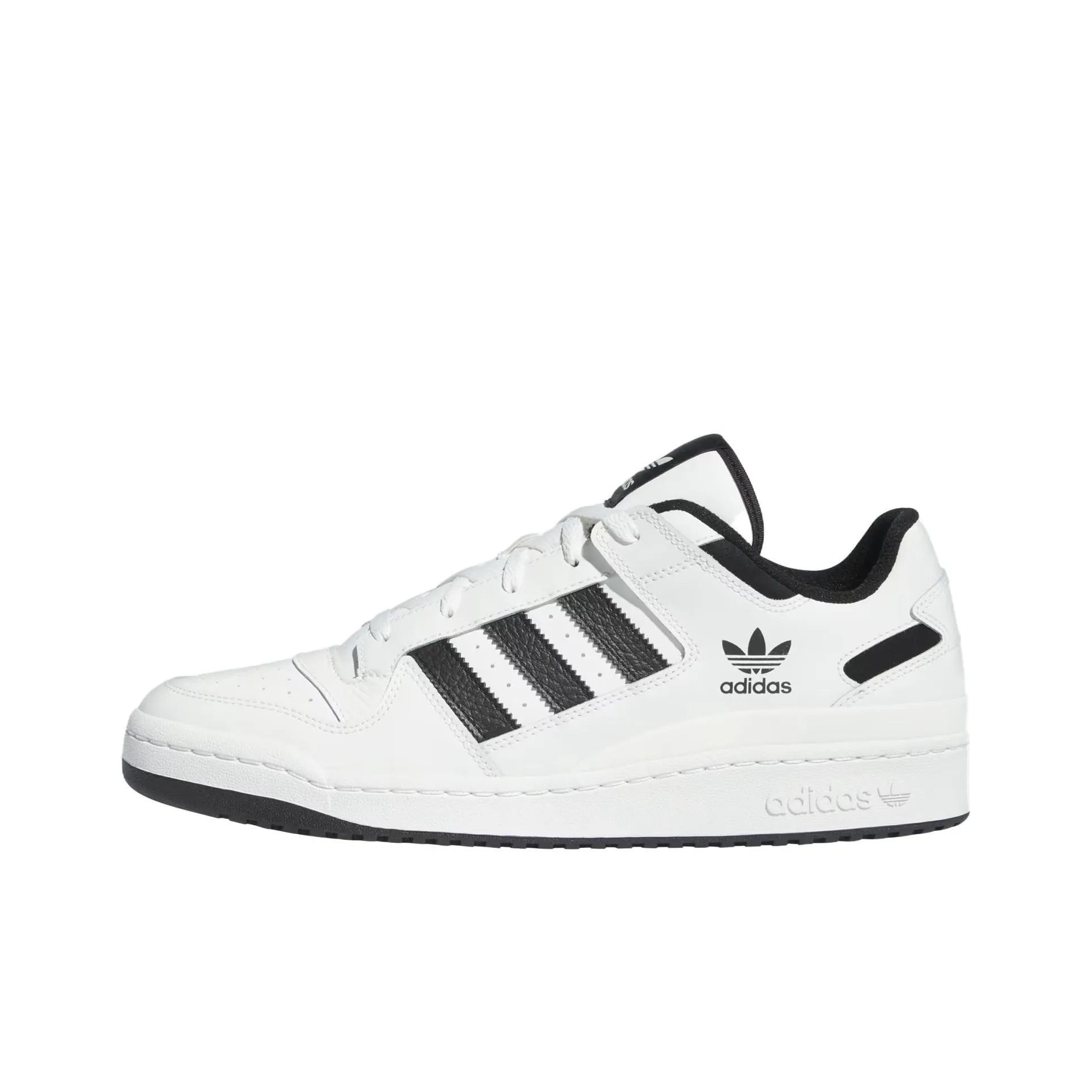 Adidas Originals FORUM Low Cl Удобная Низкая Скейтборд Обувь Унисекс Белый Черный