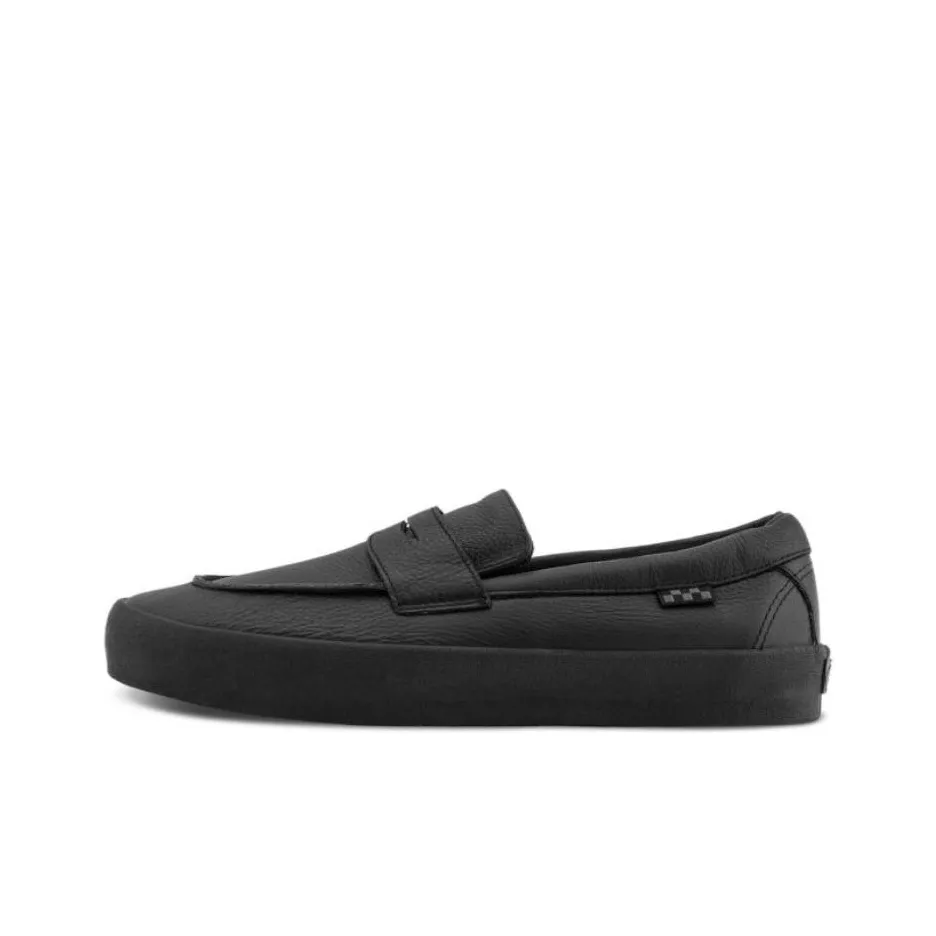 Vans Loafer Аbrasion Resistant Низкие Кроссовки для скейтбординга Унисекс Черные